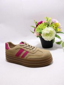 buty sportowe wiązane damskie (36-41/12P)