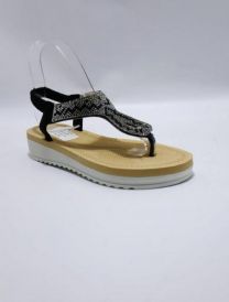 Sandały na koturnie (36-40/15P)