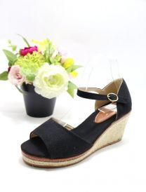 Sandały na koturnie (36-41/12P)