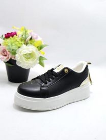 buty sportowe wiązane damskie (36-41/12P)