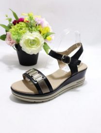 Sandały na koturnie (36-41/12P)