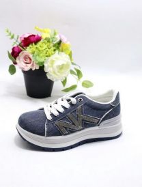 buty sportowe wiązane damskie (36-41/12P)