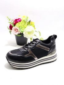buty sportowe wiązane damskie (36-41/12P)