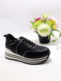 buty sportowe wiązane damskie (36-41/12P)