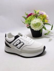 buty sportowe wiązane damskie (36-41/12P)