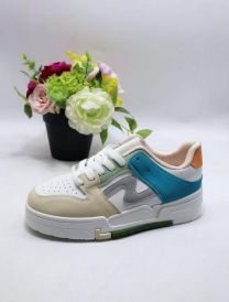 buty sportowe wiązane damskie (36-41/12P)