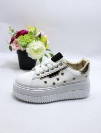 buty sportowe wiązane damskie (36-41/12P)