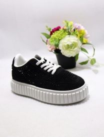 buty sportowe wiązane damskie (36-41/12P)