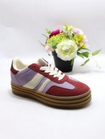 buty sportowe wiązane damskie (36-41/12P)