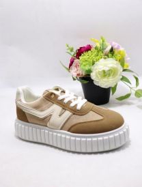 buty sportowe wiązane damskie (36-41/12P)