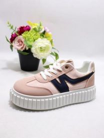 buty sportowe wiązane damskie (36-41/12P)