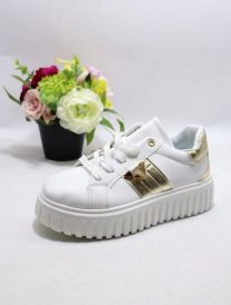 buty sportowe wiązane damskie (36-41/12P)