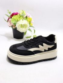 buty sportowe wiązane damskie (36-41/12P)