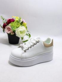 buty sportowe wiązane damskie (36-41/12P)