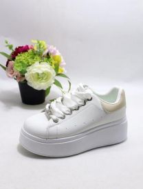 buty sportowe wiązane damskie (36-41/12P)