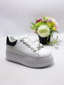 buty sportowe wiązane damskie (36-41/12P)