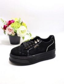 buty sportowe wiązane damskie (36-41/12P)