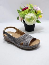 Sandały na koturnie (36-41/12P)