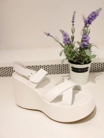 Sandały na koturnie (36-41/12P)