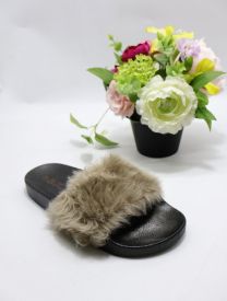 Klapki z futerkiem(36-41/12P)
