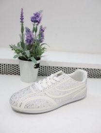 buty sportowe wiązane damskie (36-41/12P)