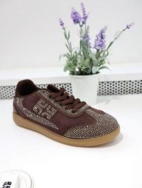 buty sportowe wiązane damskie (36-41/12P)