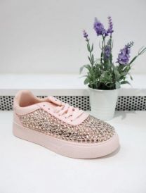 buty sportowe wiązane damskie (36-41/12P)