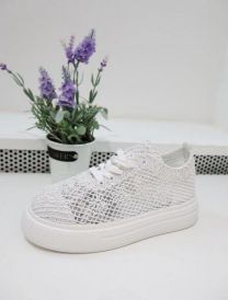 buty sportowe wiązane damskie (36-41/12P)