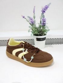 buty sportowe wiązane damskie (36-41/12P)