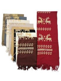 Szaliki damskie (uniwersalny/12szt)