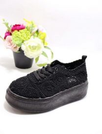 buty sportowe wiązane damskie (36-41/12P)