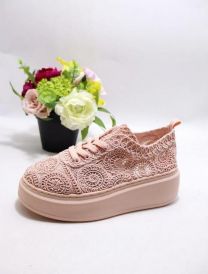 buty sportowe wiązane damskie (36-41/12P)