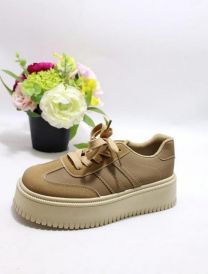 buty sportowe wiązane damskie (36-41/12P)