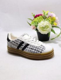 buty sportowe wiązane damskie (36-41/12P)