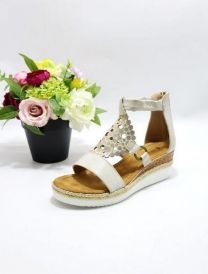 Sandały na koturnie (36-41/12P)