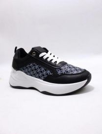 buty sportowe wiązane damskie (36-41/12P)