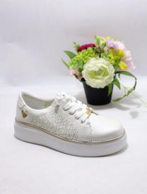 buty sportowe wiązane damskie (36-41/12P)