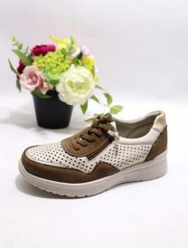 buty sportowe wiązane damskie (36-41/12P)