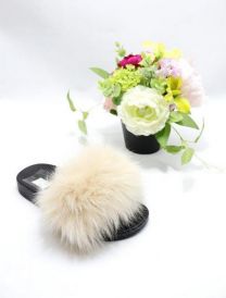 Klapki z futerkiem(36-41/12P)