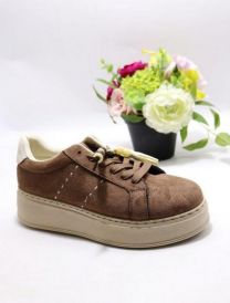 buty sportowe wiązane damskie (36-41/12P)