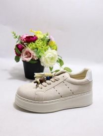 buty sportowe wiązane damskie (36-41/12P)