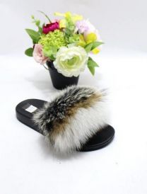 Klapki z futerkiem(36-41/12P)