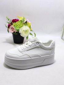 buty sportowe wiązane damskie (36-41/12P)