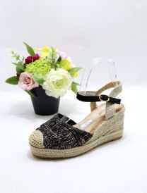 Sandały na koturnie (36-41/12P)