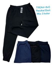 Spodnie dresowe męskie (4-8XL/12szt)