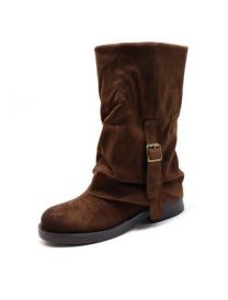 Botki na płaskim (36-41/12P)