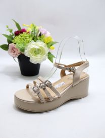 Sandały na koturnie (36-41/12P)