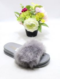Klapki z futerkiem(36-41/12P)