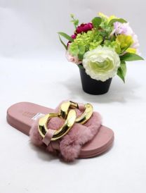 Klapki z futerkiem(36-41/12P)