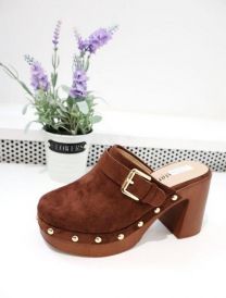 Klapki na obcasie (36-41/12P)